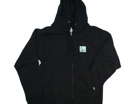 BLUETILE SKETCHY GONZ ZIP HOODIE BLACK Online Hot Sale