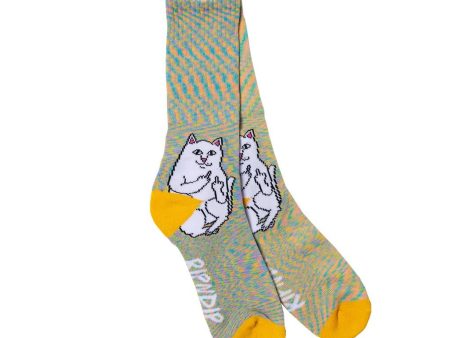 RIP N DIP LORD NERMAL SOCKS GOLD RAINBOW OSFM Online now