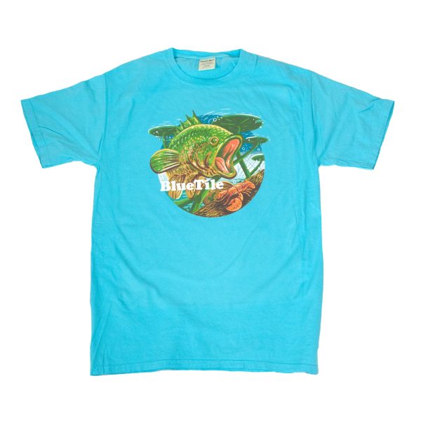 BLUETILE WILDERNESS BASS T-SHIRT FRESHWATER BLUE Online Hot Sale