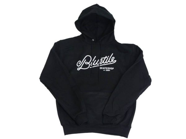 BLUETILE SCRIPT CHAMPION HOODIE BLACK Hot on Sale