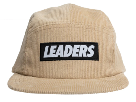 Leaders Corduroy 5 Panel Hat Beige Discount