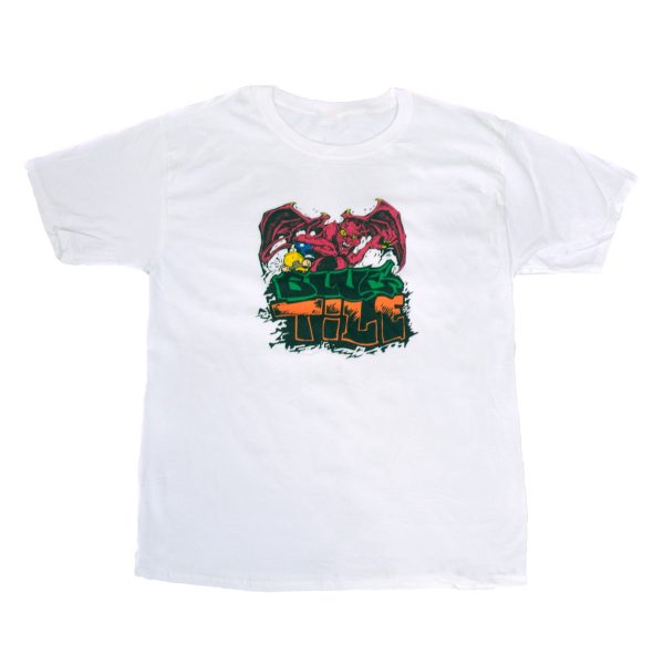 BLUETILE SKATE PIT TRIBUTE T-SHIRT WHITE Discount