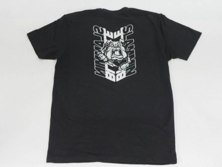 SLAMMIN X BLUETILE BULLDOG T-SHIRT BLACK Cheap