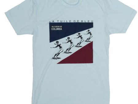 BLUETILE KRAFTWERK T-SHIRT ICE BLUE   NAVY   GARNETT For Discount