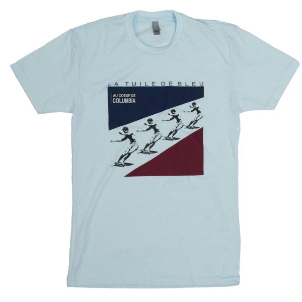 BLUETILE KRAFTWERK T-SHIRT ICE BLUE   NAVY   GARNETT For Discount