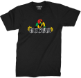 STRANGE LOVE RAG DOLL LOGO RASTA TEE BLACK Online Hot Sale