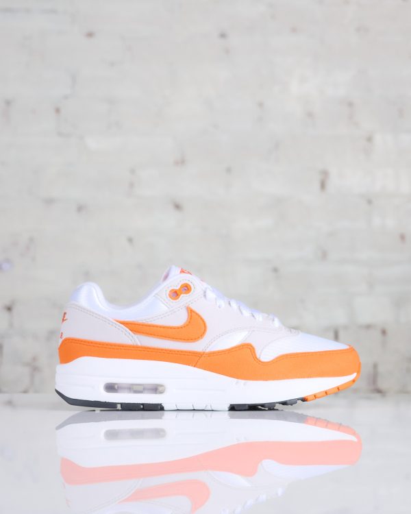 Nike Women s Air Max 1 Neutral Grey Safety Orange-White-Black on Sale