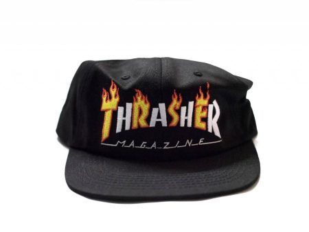 THRASHER FLAME   MAG LOGO SNAPBACK BLACK Online Hot Sale