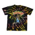 BLUETILE RAYGUN GRAFFITI TIEDYE T-SHIRT BLACK LASER For Cheap