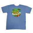 BLUETILE WILDERNESS BASS T-SHIRT FORTE BLUE on Sale