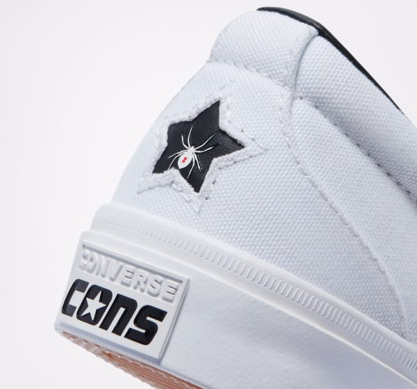 CONVERSE CONS ONE STAR CC SLIP WHITE   BLACK   WHITE For Discount