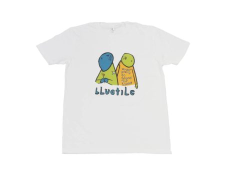 BLUETILE  NEVER GOING TO BREAK OUR BONES  T-SHIRT WHITE Online Hot Sale