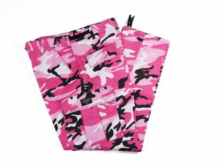 BLUETILE SURPLUS CARGO PANT PINK CAMO Online Sale