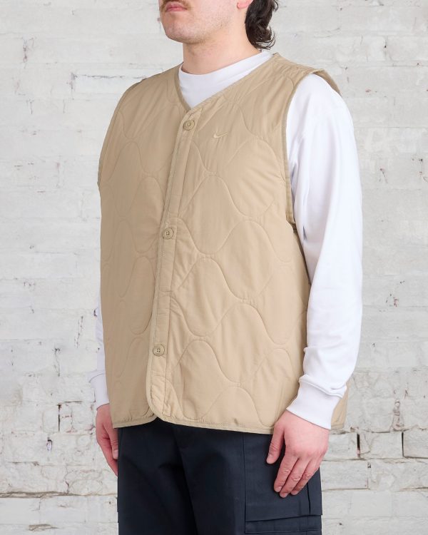 Nike Life Woven Insulated Military Vest Khaki Khaki Hot on Sale