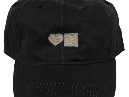 BLUETILE WAXED CANVAS DAD HAT BLACK Online now