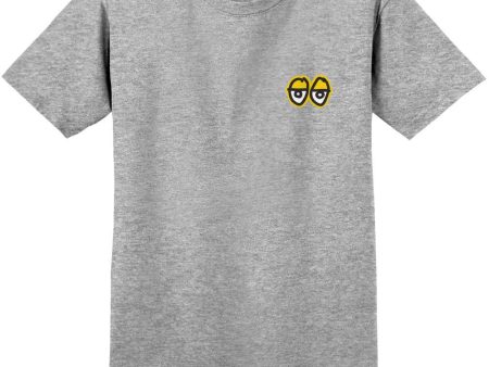 KROOKED EYES S S T-SHIRT CHARCOAL   HEATHER For Discount