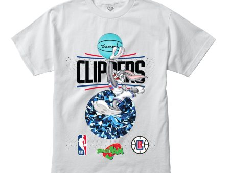 DIAMOND x SPACE JAM x CLIPPERS T-SHIRT on Sale