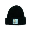 BLUETILE X GONZ SKETCHY PATCH BEANIE BLACK Discount