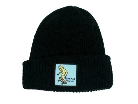 BLUETILE X GONZ SKETCHY PATCH BEANIE BLACK Discount