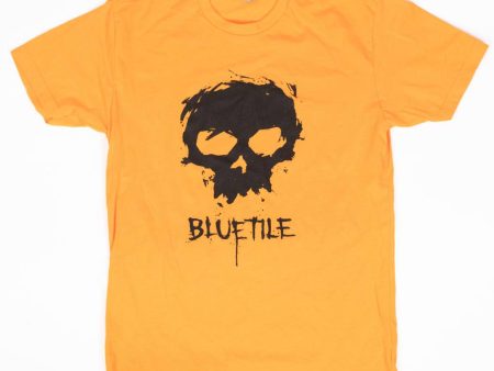 ZERO X BLUETILE SKULL T-SHIRT ORANGE Sale