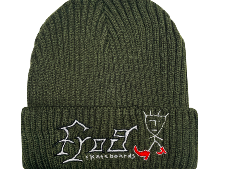 FROG KEEP WALKING BEANIE OLIVE Cheap