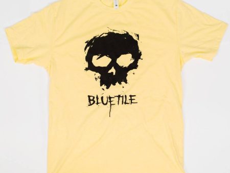 ZERO X BLUETILE SKULL T-SHIRT YELLOW Sale