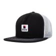 BRIXTON STOWELL MESH CAP BLACK   WHITE Fashion