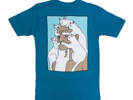 RIP N DIP LORD NERM BEARD T-SHIRT SLATE BLUE Online Sale