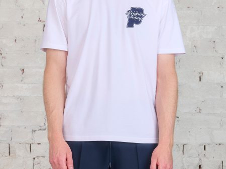 Reigning Champ x Prince Copper Jersey T-Shirt White Navy For Sale