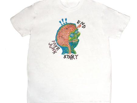 FAKE JUNK MAZE BRAIN T-SHIRT WHITE Online Hot Sale