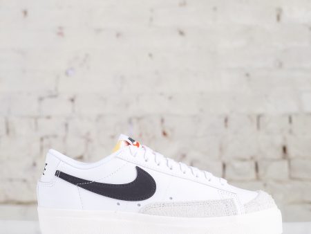 Nike Women s Blazer Low Platform White Black-Sail-Team Orange DJ0292-101 Online now