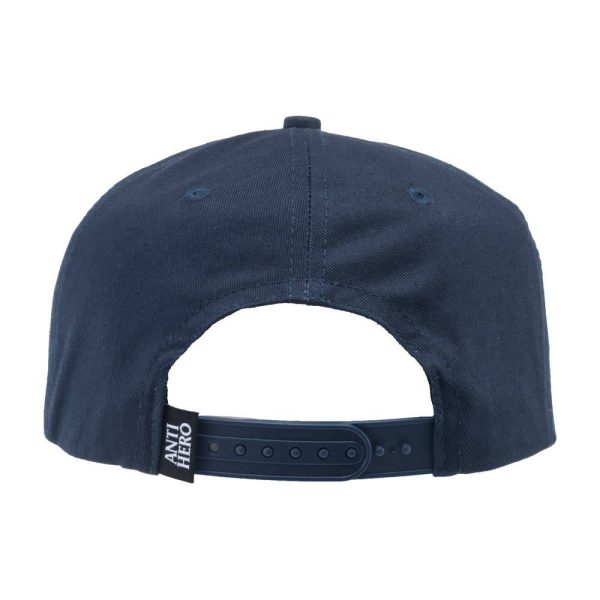 ANTIHERO PIGEON EMBLEM SNAP BACK NAVY on Sale