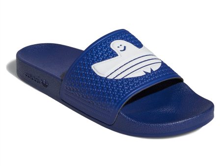 ADIDAS SHMOOFOIL SLIDE VICTORY BLUE   WHITE For Discount