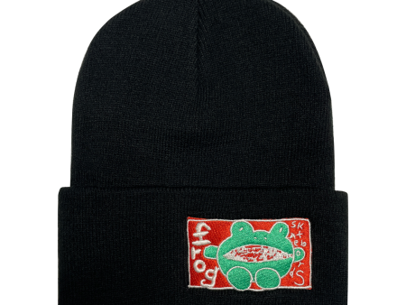 FROG YES FROG BEANIE BLACK Online now