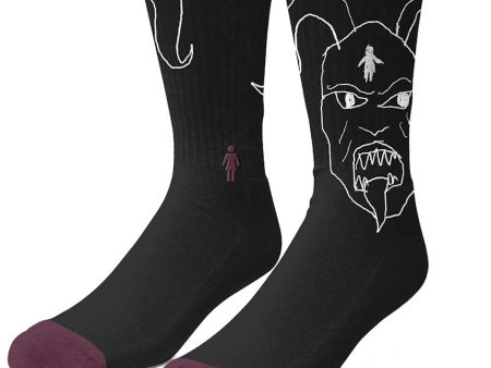 GIRL GEERING ONE OFF DEVIL OG SOCKS Hot on Sale