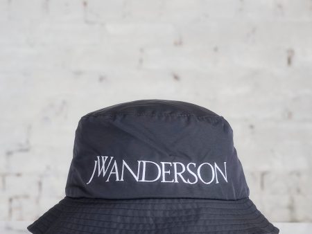 JW Anderson Logo Bucket Hat Black Online