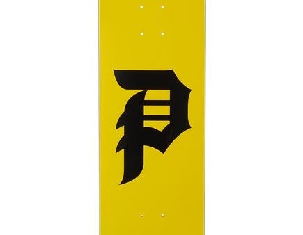 PRIMITIVE  DIRTY P  YELLOW 7.75 For Sale