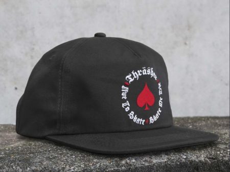 THRASHER MAGAZINE NEW OATH SNAPBACK BLACK Supply