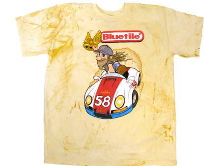 BLUETILE STREET RACER T-SHIRT GOLD PATINA For Cheap