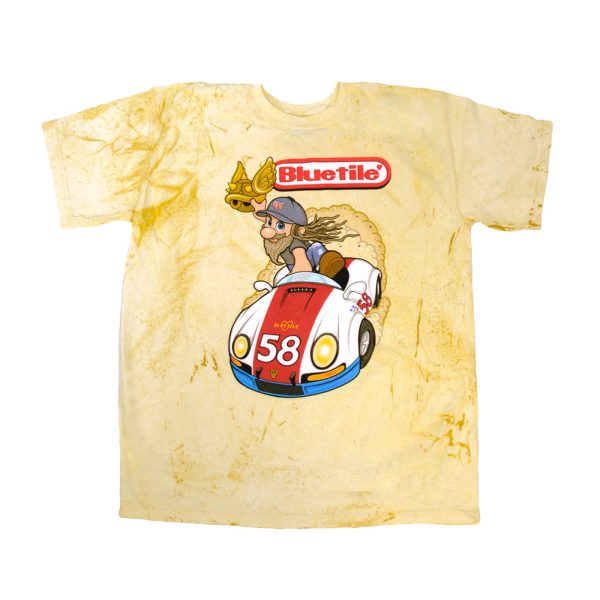 BLUETILE STREET RACER T-SHIRT GOLD PATINA For Cheap