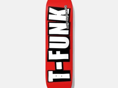 BAKER T-FUNK LOGO 1ST BOARD RED   BLACK 8.5 For Sale