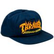 THRASHER FIRE LOGO SNAPBACK NAVY Fashion