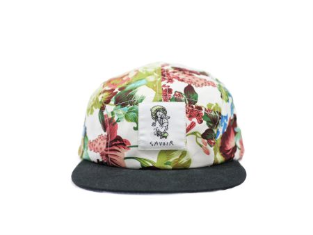 SAVOIR 5 PANEL BANDANA TIE WHITE For Sale