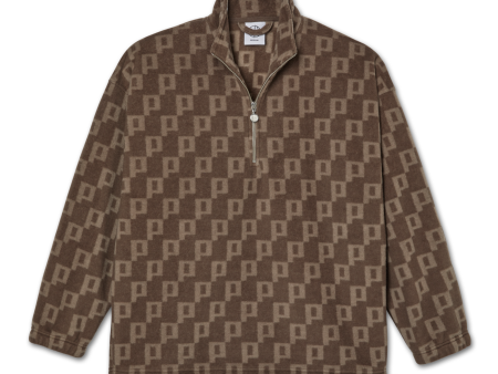 POLAR P FLEECE PULLOVER LIGHT BROWN Sale