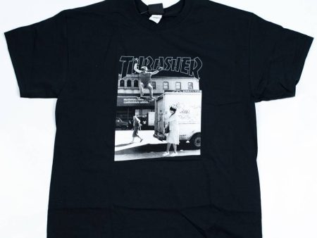 THRASHER HACKETT T-SHIRT BLACK Online Sale