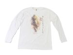 BLUETILE WATER COLOR LONG SLEEVE WHITE For Sale