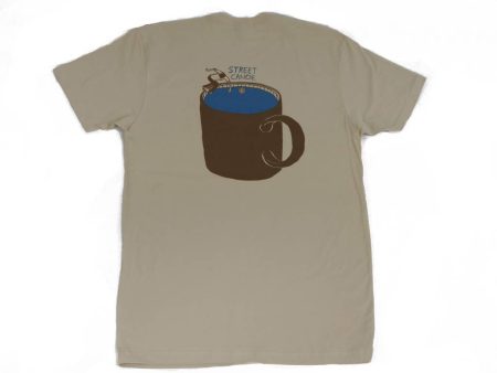 STREET CANOE COFFEE BOWL T-SHIRT NATURAL Discount