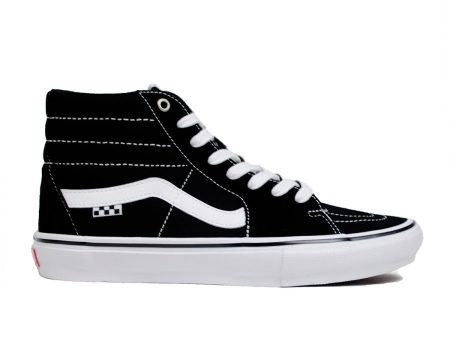 VANS SKATE SK8-HI BLACK   WHITE Online now