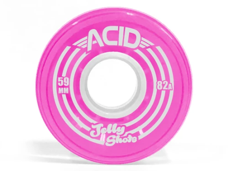 ACID WHEELS JELLY SHOTS 82a 59mm PINK Online now