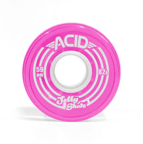 ACID WHEELS JELLY SHOTS 82a 59mm PINK Online now